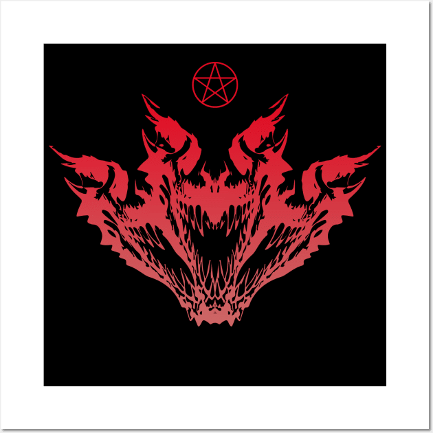 Hell - Three Demons Wall Art by Scailaret